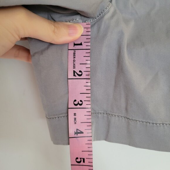 NEW J. Crew Chino Gray Cotton Blend 4in Shorts Style G2331 Size 00 - Picture 8 of 15